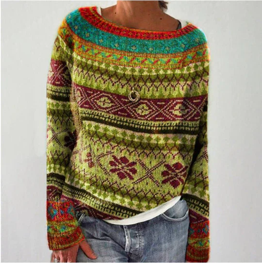 Xanthe | damen retro-pullover - Image 4