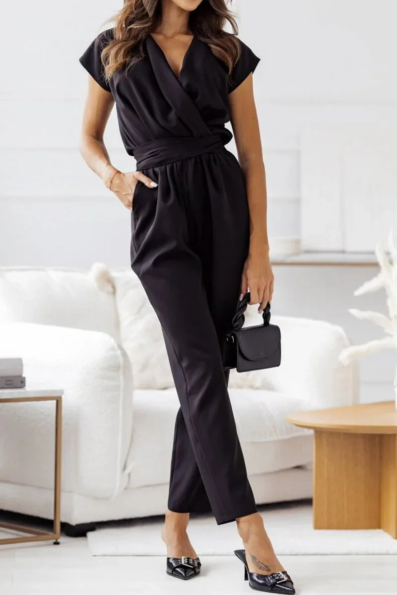 XYLIA - ELEGANTEN JUMPSUIT MIT VERSTELLBAREM GÜRTEL - Image 3