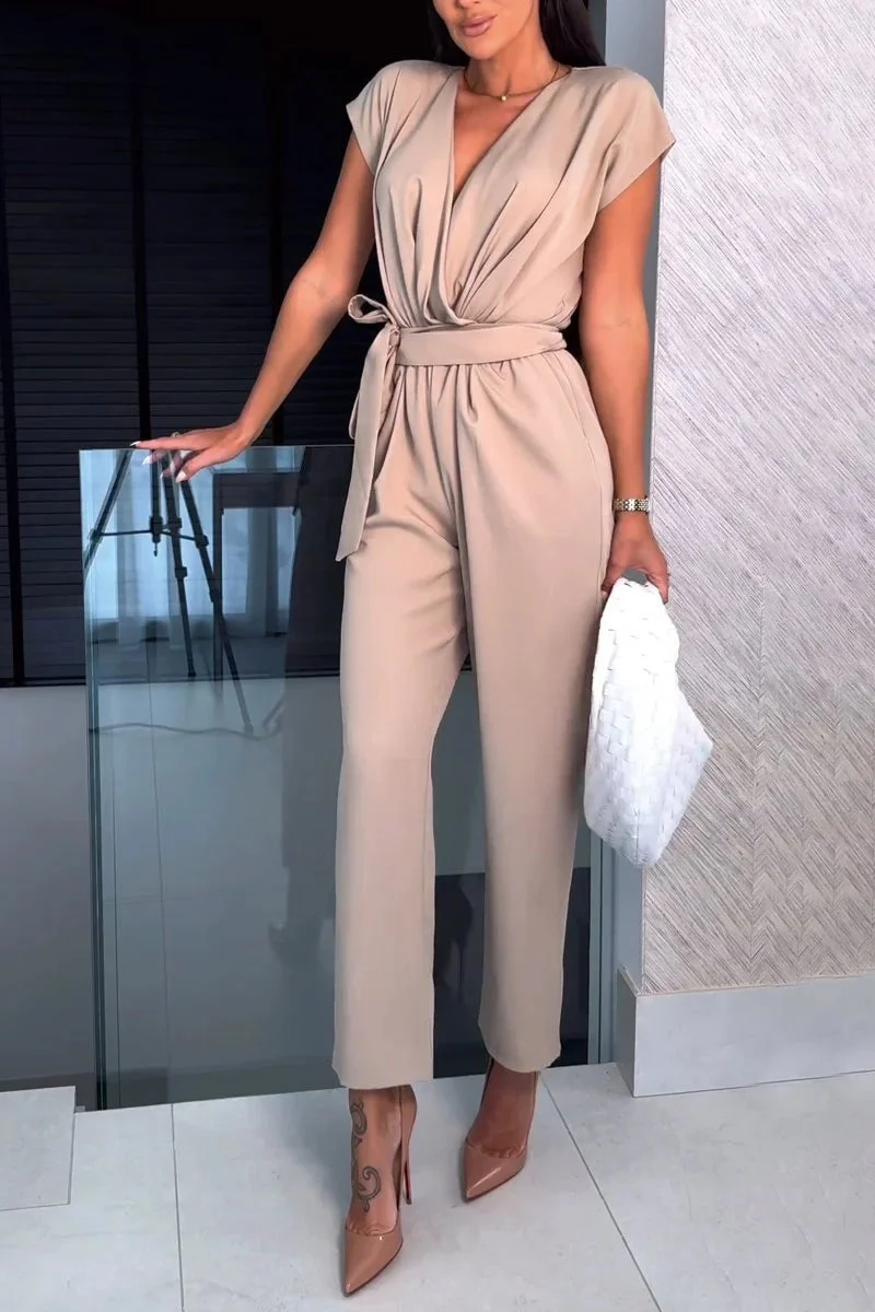 XYLIA - ELEGANTEN JUMPSUIT MIT VERSTELLBAREM GÜRTEL - Image 4