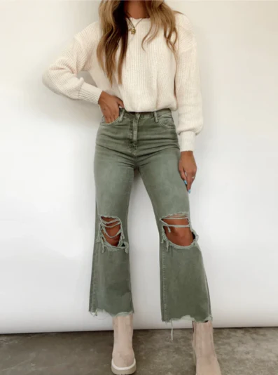 Xyrisa zerrissene jeans - Image 3