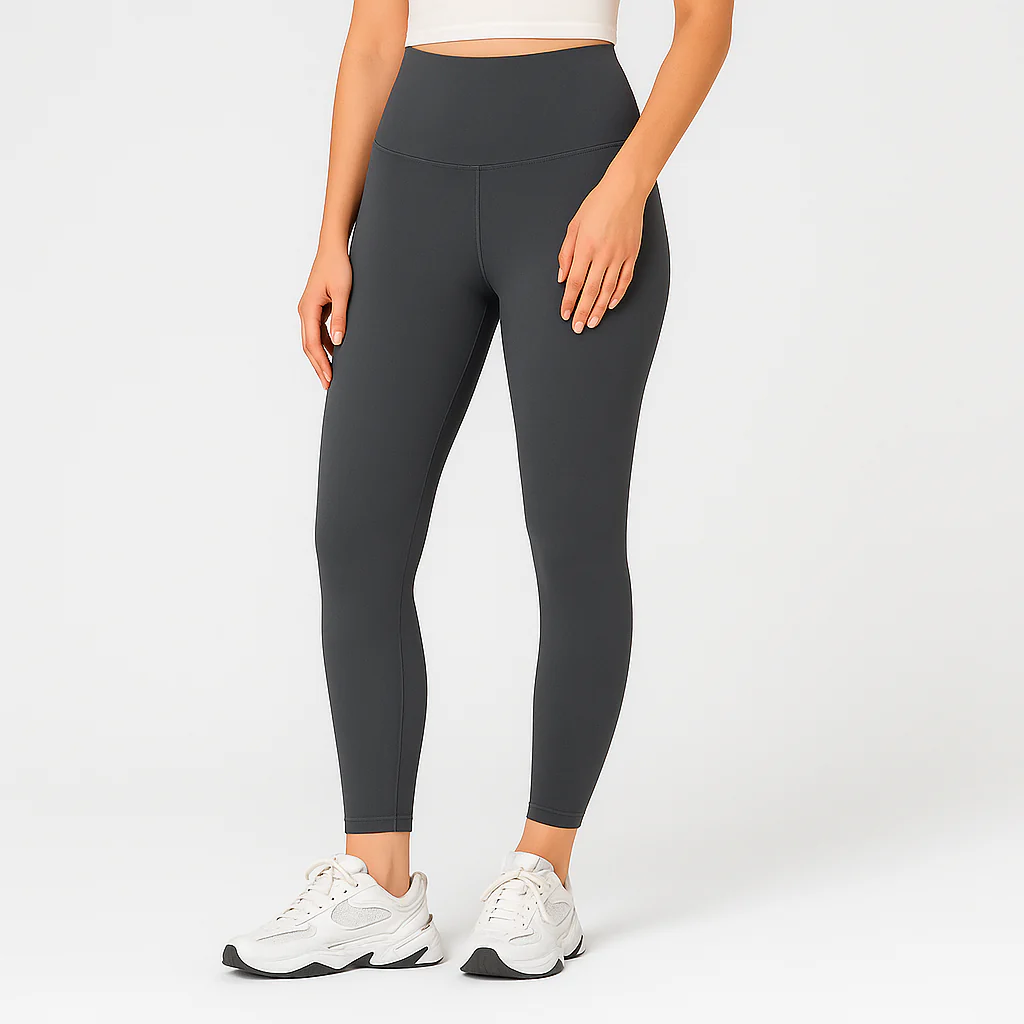 Yoga-Leggings mit hohem Bund für Damen – schweißableitende und dehnbare Sportbekleidung - Image 2