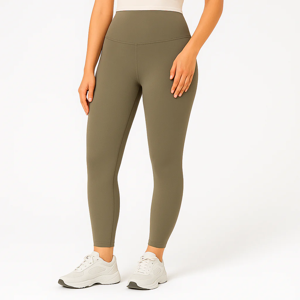 Yoga-Leggings mit hohem Bund für Damen – schweißableitende und dehnbare Sportbekleidung - Image 4
