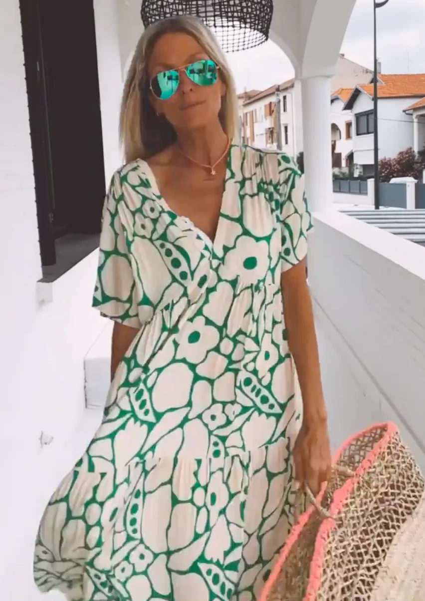 Yolande | Schickes Luftiges Damen Langkleid