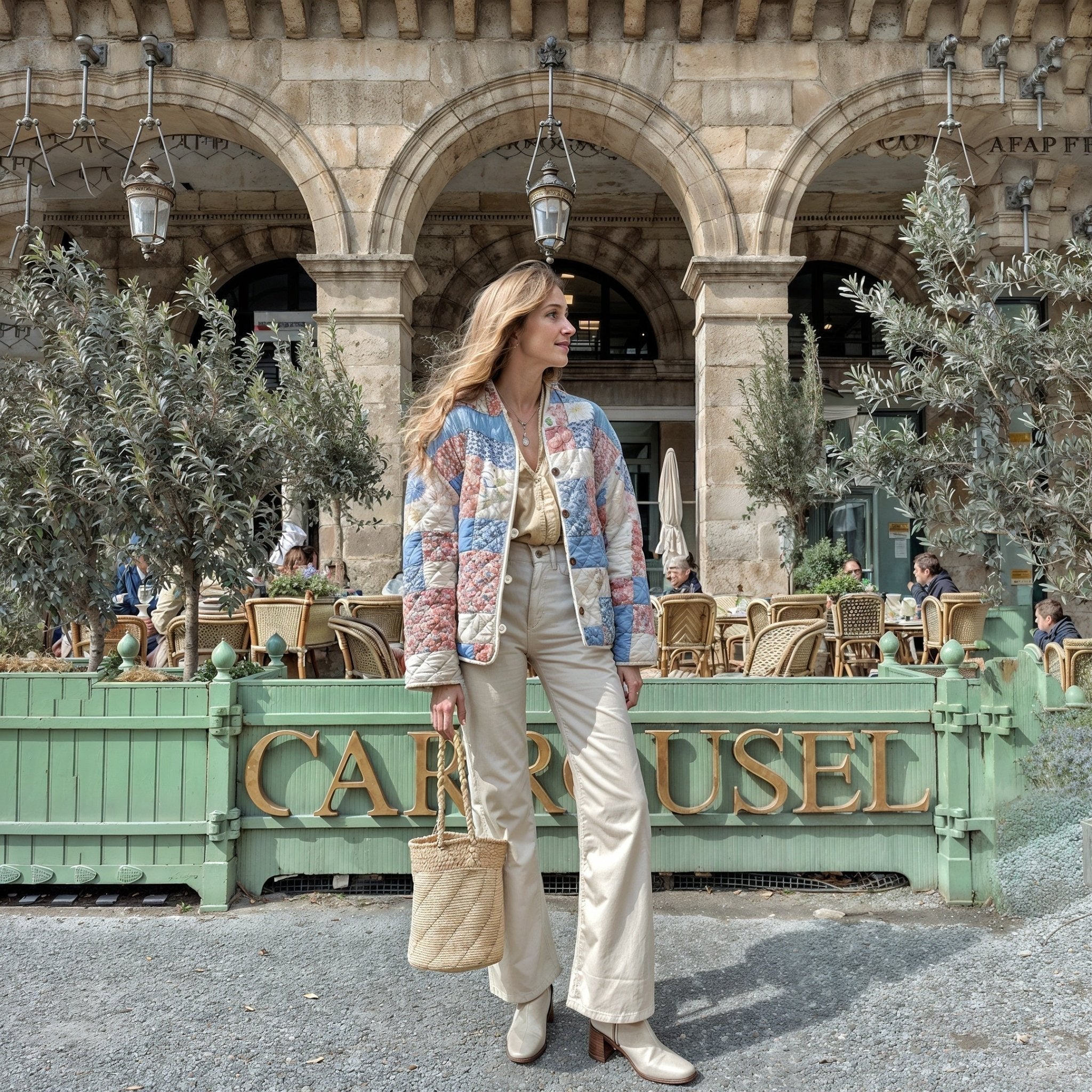 Yve | Damen Langarmjacke Einreihig Mit Rundknöpfen - Image 5