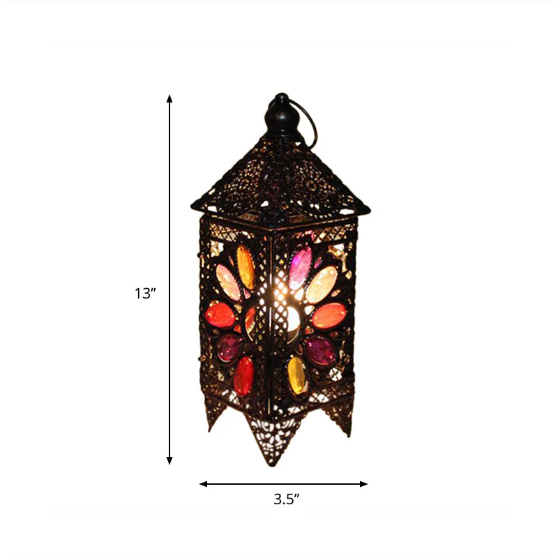 Zafira – eklektische Metall-Nachtlampe mit Boho-Charme - Image 3