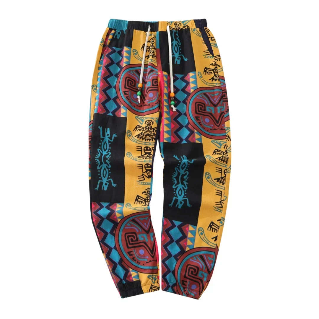 Zahara™ - Bequeme Hose mit Boho-Tribal-Print - Image 4