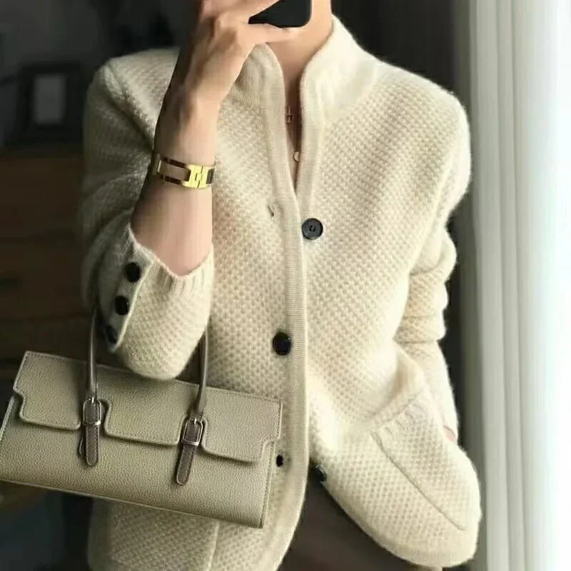 Zaynab Strukturierte Strickjacke