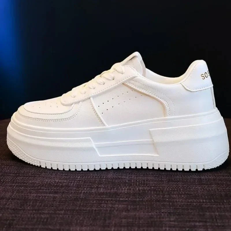 Zephanie Plateau Ganzweiße Sneakers - Image 5