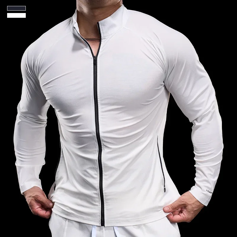 Zevaro | Schnelltrocknende Trainingsjacke für Herren Slim Fit - Image 2