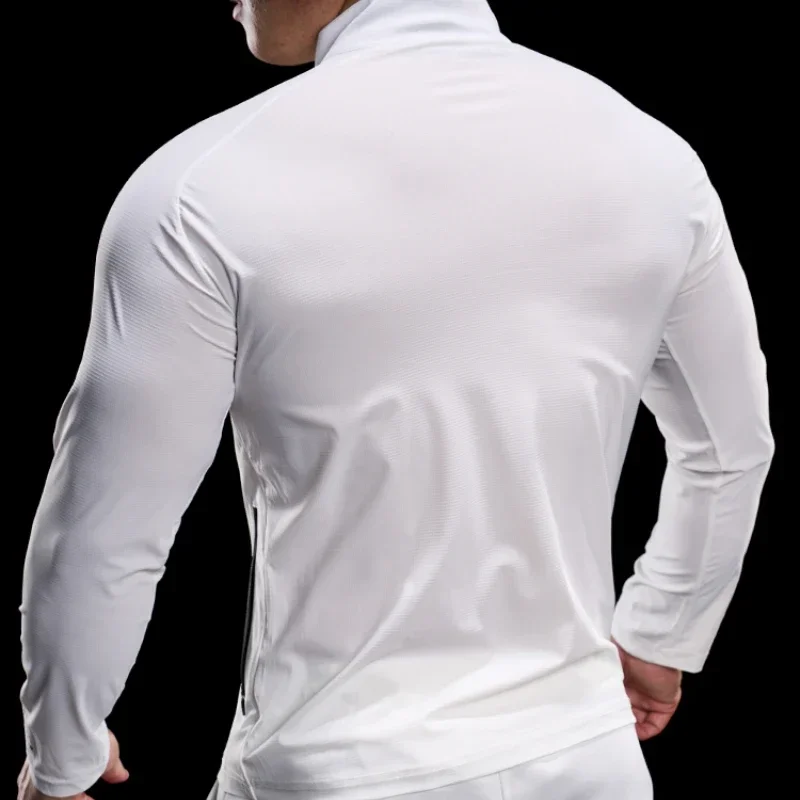 Zevaro | Schnelltrocknende Trainingsjacke für Herren Slim Fit - Image 3