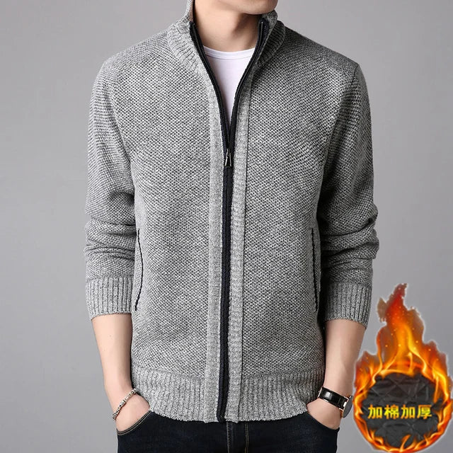 Zip-Dickstrickjacke - Image 10