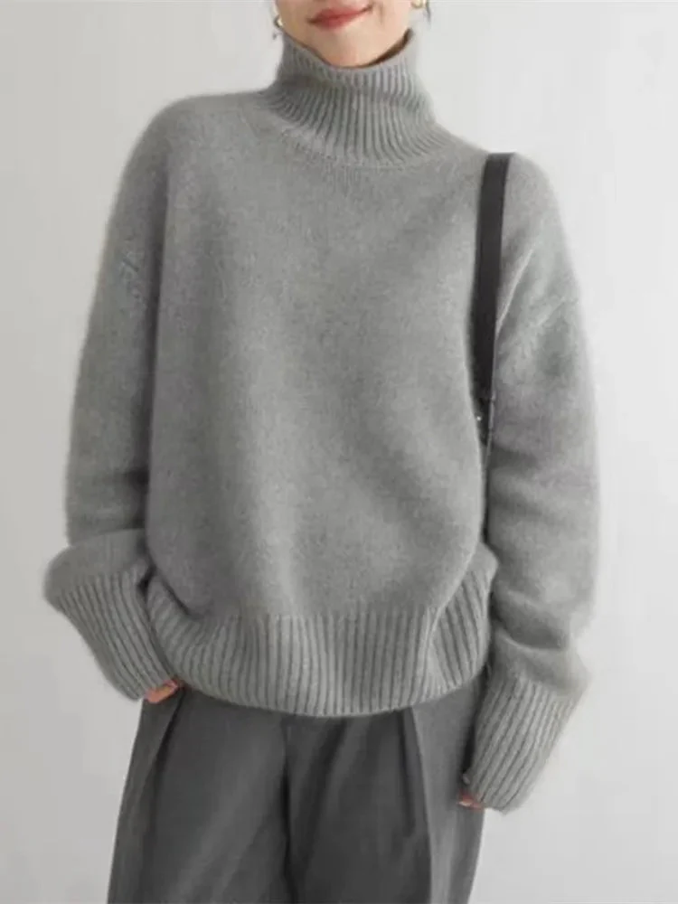 Zora | Eleganter Rollkragenpullover für Damen Freizeit - Image 2