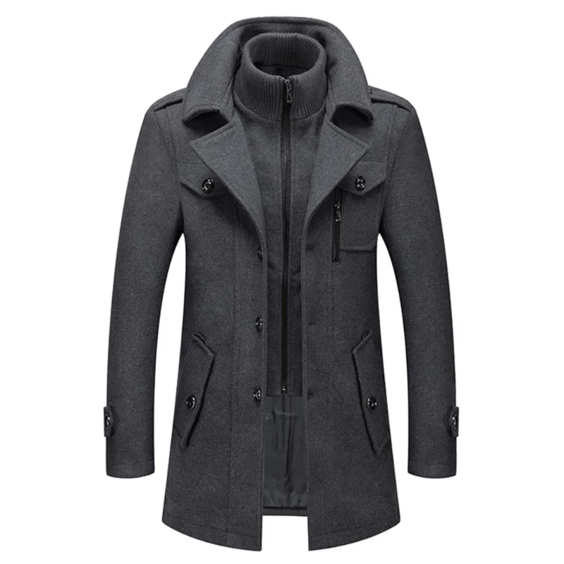 Zweiteilige Herren-Winterjacke mit isolierender Innenjacke – wasserabweisend, stylisch und warm - Image 5